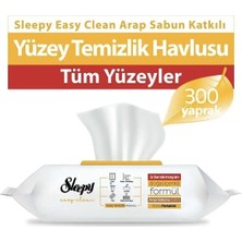 Sleepy Yüzey Temizlik Havlusu Arap Sabunu Katkılı 100 Lü x 3 Adet