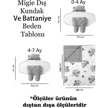 Migie Orman Hayvanları Wellsoft Peluş Bebek Battaniyesi/yorganı 80 x 100CM