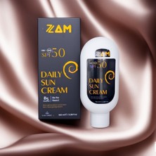 7zam Güneş Kremi Yüz ve Vücut SPF50+ Leke Oluşumunu Önler ve Cilde Parlaklık , 100 ml