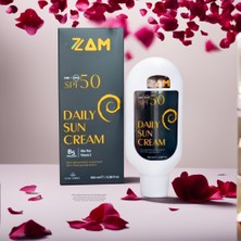 7zam Güneş Kremi Yüz ve Vücut SPF50+ Leke Oluşumunu Önler ve Cilde Parlaklık , 100 ml