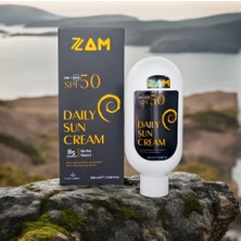 7zam Güneş Kremi Yüz ve Vücut SPF50+ Leke Oluşumunu Önler ve Cilde Parlaklık , 100 ml