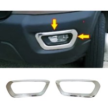 ZNZ Oto Aksesuar Ford Transit 2019 Üzeri Krom Sis Çerçeve 2prç P.çelik