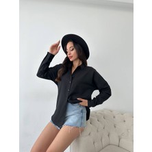 VivaJoy Düşük Omuz Oversize Gömlek