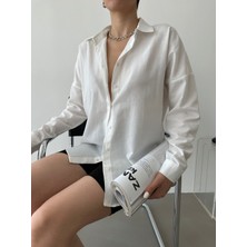 VivaJoy Düşük Omuz Oversize Gömlek