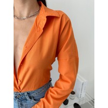 VivaJoy Düşük Omuz Oversize Gömlek
