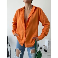 VivaJoy Düşük Omuz Oversize Gömlek