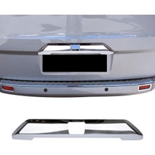 ZNZ Oto Aksesuar Ford Custom Krom Bagaj Çıtası P.çelik 2012 Ve Üzeri- Kameralı