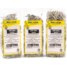 Tokasya Ada Çayı Yaprak Gri 40 g (3 lü Paket)