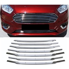 ZNZ Oto Aksesuar Ford Courier Krom Ön Panjur 7 Prç P.çelik 2018 Ve Üzeri