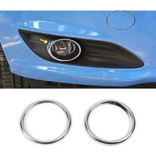 ZNZ Oto Aksesuar Ford Courier Krom Sis Çerçeve 2 Prç P.çelik 2014-2017 Arası