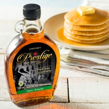 Prestige Akçaağaç Maple Şurubu 3 x 250 ml (330 Gr) - En Yüksek Kalite - Amber Grade A Maple Syrup