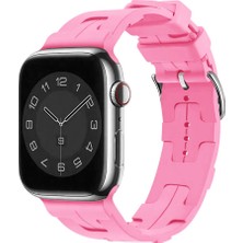 Kupa Apple Watch 7 41MM Kordon Pratik Ayarlanabilen Standart Delikli Spor Görünüm Metal Toka Pürüzsüz