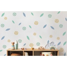 Lizpo Decor Minimalist Şeker, Pastel,soyut Şekiller Çocuk Odası Duvar Dekorasyon