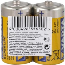 Varta Pil C Orta Boy Superlıfe (2 Adet) VARTA-R14