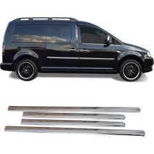 ZNZ Oto Aksesuar Vw Caddy Krom Yan Kapı Çıtası 4 Kapı 2004-2015 Arası Uzun Şase