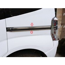 ZNZ Oto Aksesuar Citroen Nemo Krom Sürgü Çıtası 4prç P.çelik 2008 Sonrası