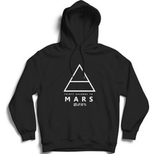 The Fame 30 Seconds To Mars, Thirty Seconds To Mars, Triangle, Rock Metal Müzik Grup Kapüşonlu Sweatshirt Hoodie