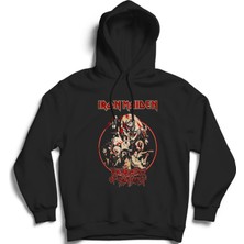 The Fame Iron Maiden, The Number Of The Beast, Rock Metal Müzik Grup Kapüşonlu Sweatshirt Hoodie