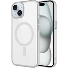 Vendas iPhone 15 Plus Uyumlu Riksos Serisi Wireless Şarj Özellikli Mat Sert Pc Kılıf