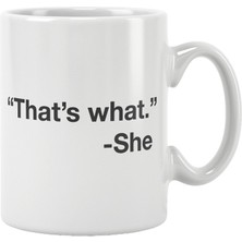 Qoeuyl Boutique The Office That's What She Said Michael Scott Hediye Baskılı Kupa Bardak