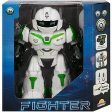 Sesli ve Işıklı Robot Fighter 22 cm Byr  [byrtek]