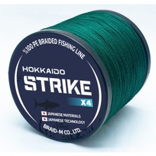 Hokkaido Strike Yeşil Renkli 4 Katlı 0.20.-Mm 1000.-METRE 15.9.-Kg Çeker,ip,örgü,ipek Misina