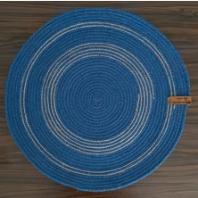 Amerikan Servis Supla Takımı Tabak Altlığı Mutfak Hasır Sepet Sunum Hediye 33X33CM