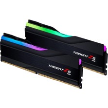 Gskıll Trident Z5 Rgb Siyah DDR5-7600MHZ CL38 48GB (2X24GB) Dual (38-48-48-121) 1,35V