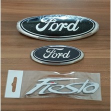 Çakır Grup Ford "fiesta Yazı Ön Arma + Bagaj Arması" Logo Arma 2009-2012 Arası Araçlara Uygun