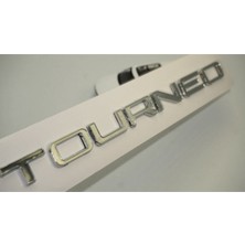Çakır Grup Courier Custom Tourneo 3m 3D Parlak Krom Abs Bagaj Yazı Logo Amblem