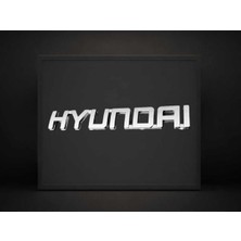 Çakır Grup Hyundai ''hyundai'' Blue Kasa Bagaj Yazısı Orijinal Boyut