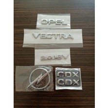 Çakır Grup Opel "opel, Vectra, 2.0 16V, Cdx, Arka Arma" Yazı ' Opel Vectra 2.0 16V Cdx Arka Armayazı Takım 5'li