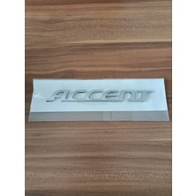 Çakır Grup Hyundai "accent" Bagaj Yazısı 'accent' Yazı