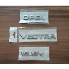 Çakır Grup Yazı Takım "opel Vectra 1.6_16V" Bagaj Yazı 3'lü Takım