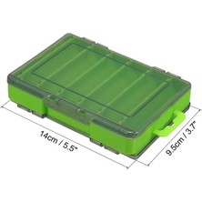 Shufa Lure Box Çift Taraflı Lrf Yem Kutusu 85MM - Yeşil