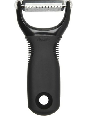OXO GOOD GRIPS Jülyen Doğrayıcı Siyah Paslanmaz Çelik Bıçaklarla 6,35 x 11,43 x 26,67 cm Ebatlarında