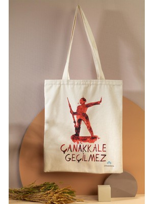 Çanakkale Geçilmez Ham Bez Çanta