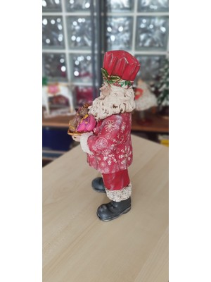 İkona Sanat Aşçı Noel Baba Biblo