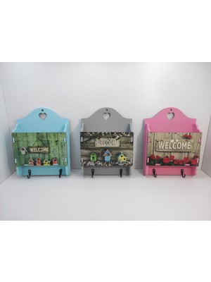 Zens Shop Dekoratif Posta Kutusu Anahtarlık Posta Kutusu Renkli