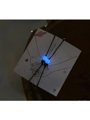 Made For Youu Karanlıkta Parlayan Manyetik Çift Bilekliği