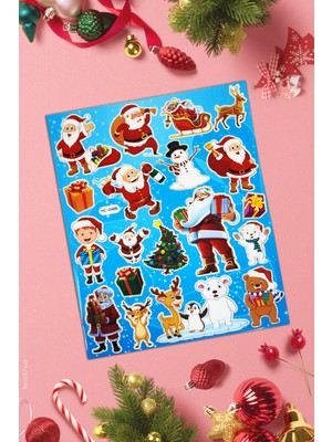 BP Tattoo Christmas Kendinden Yapışkanlı Yılbaşı Dekor Stickerları