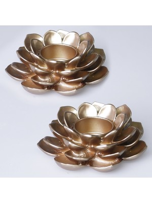 Selim Garden Tealight Mumluk Vizon