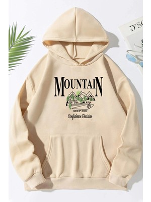 Only Trendwear Unisex Montain Baskılı Sweatshirt