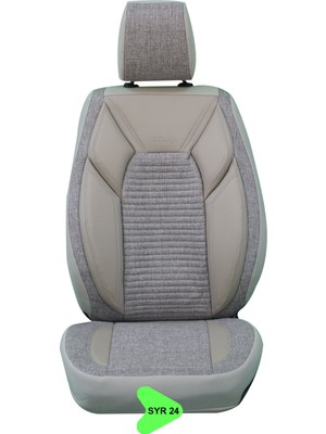 K-Design Sinyor Model Keten Deri Universal Oto Koltuk Kılıfı - Syr24