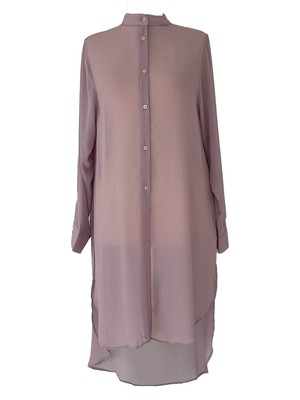 Remsa Mayo Üzerine Tül Gömlek Pareo 447-022 Lila