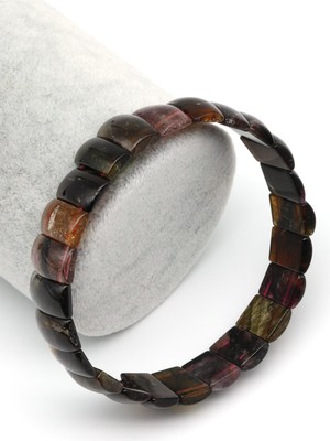 Alibaba Doğaltaş Turmalin Doğal Taş Bileklik 7 x 12 mm Özel Kesim