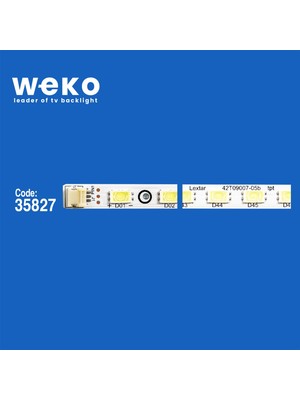 XML Dünyası WKSET-6161 35827X4 42T09-05B - TT42T09006RXD6XXB0600992 4 Adet LED Bar