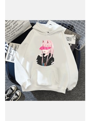 Populus Darling In The Franxx Zero Kapşonlu Sweatshirt