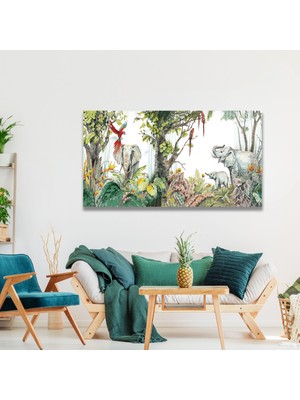 Gaagart Panaromik Kanvas Tablo Kaliteli Filler ve Orman Manzarası