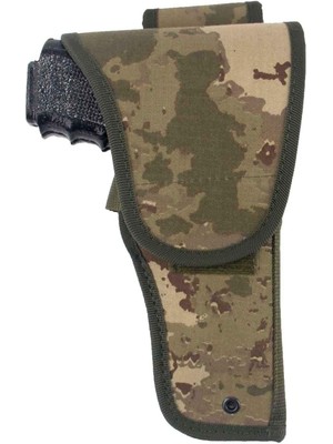 Polis Sepeti Airsoft Tabanca Kılıfı Universal Tüm Tabancalar Için Dış Taşıma Kapaklı Haki Kamuflaj